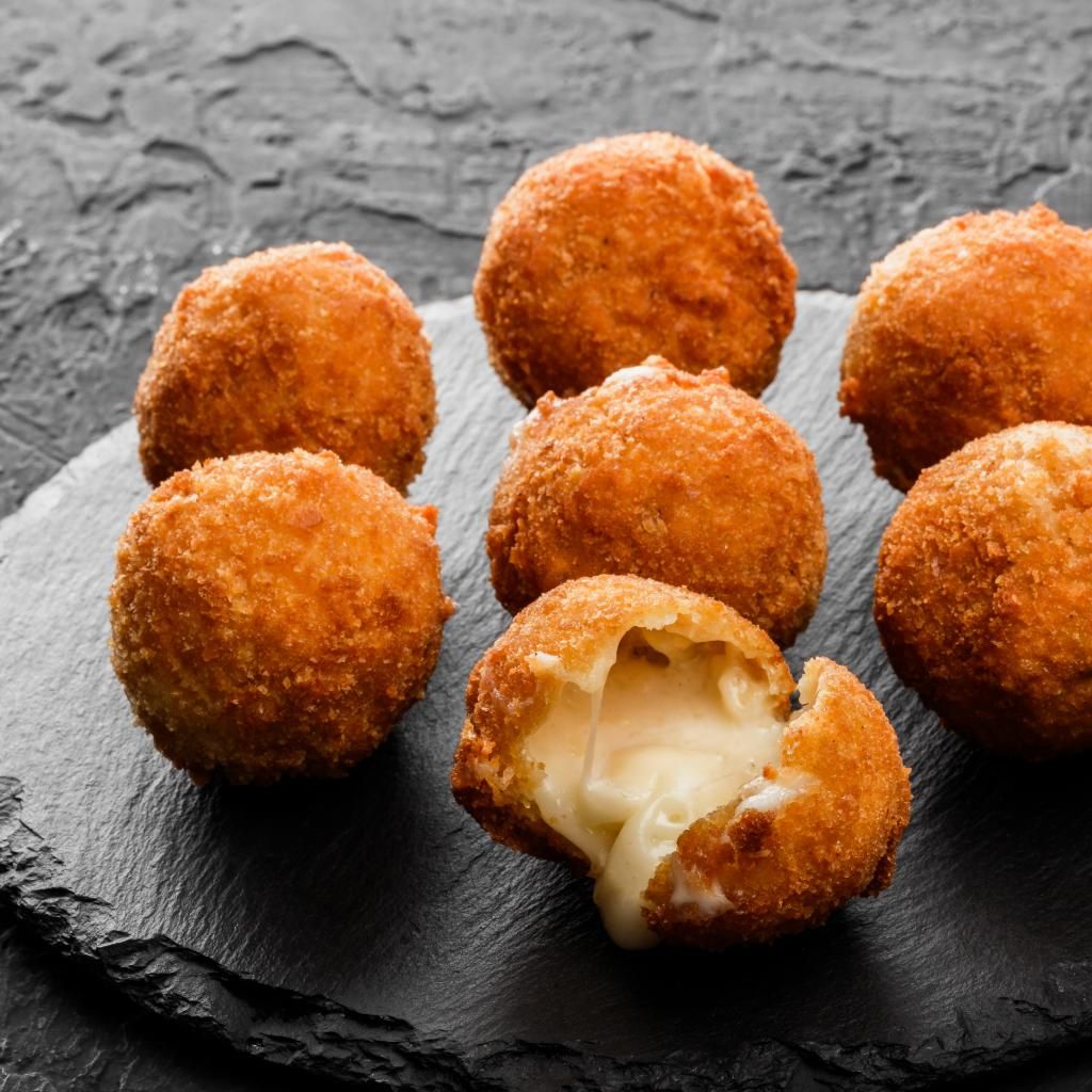 Croquetes de Batata Doce e Queijo Vegan – 1 Dúzia