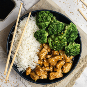 Frango Teriyaki com Arroz Basmati