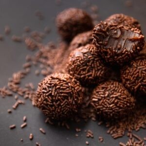 Brigadeiros de Chocolate Negro (5 unidades)